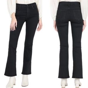 Mother The Weekender Denim Jeans Black Size 30 Flare